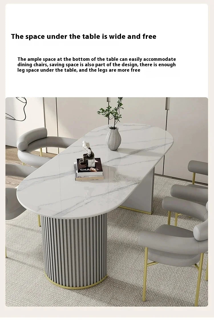 Luxury Nordic Dining Table Legs Metal Modern Space Savers Dining Table Living Minimalist Mesas De Comedor Room Furniture