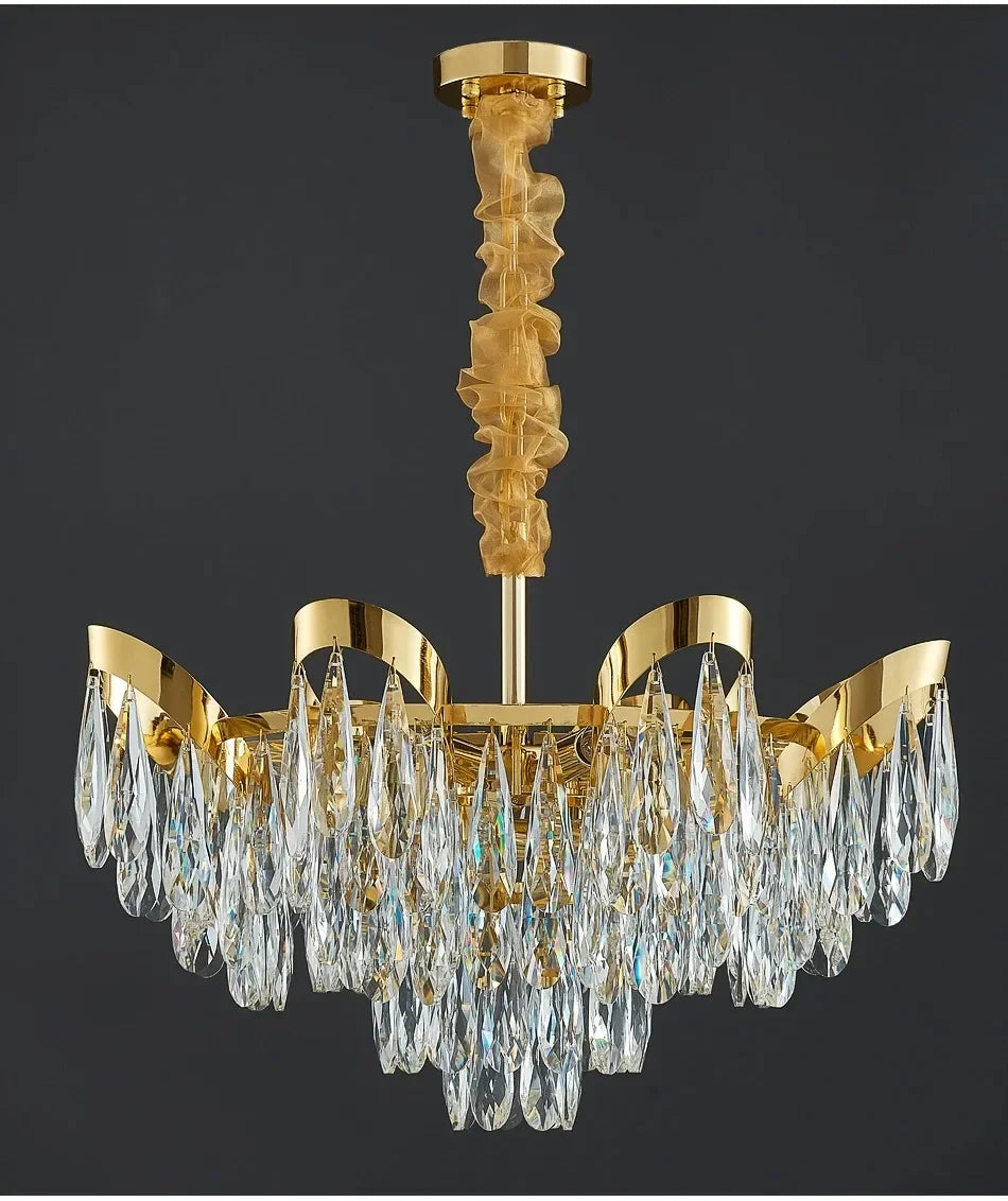 New Modern Chandelier For Living Room Dining Room Creative Design Crystal Hanging Lamp Home Decor Indoor Lighting Lustre Fixture
