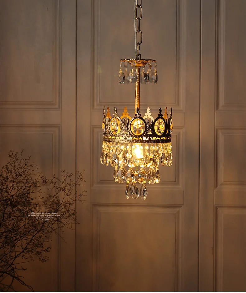 Retro Chandelier Dining Table Living Bedroom Ceiling Chandeliers Indoor Pendant Lamp Fixture Home Wall Decoration Lighting Lamp