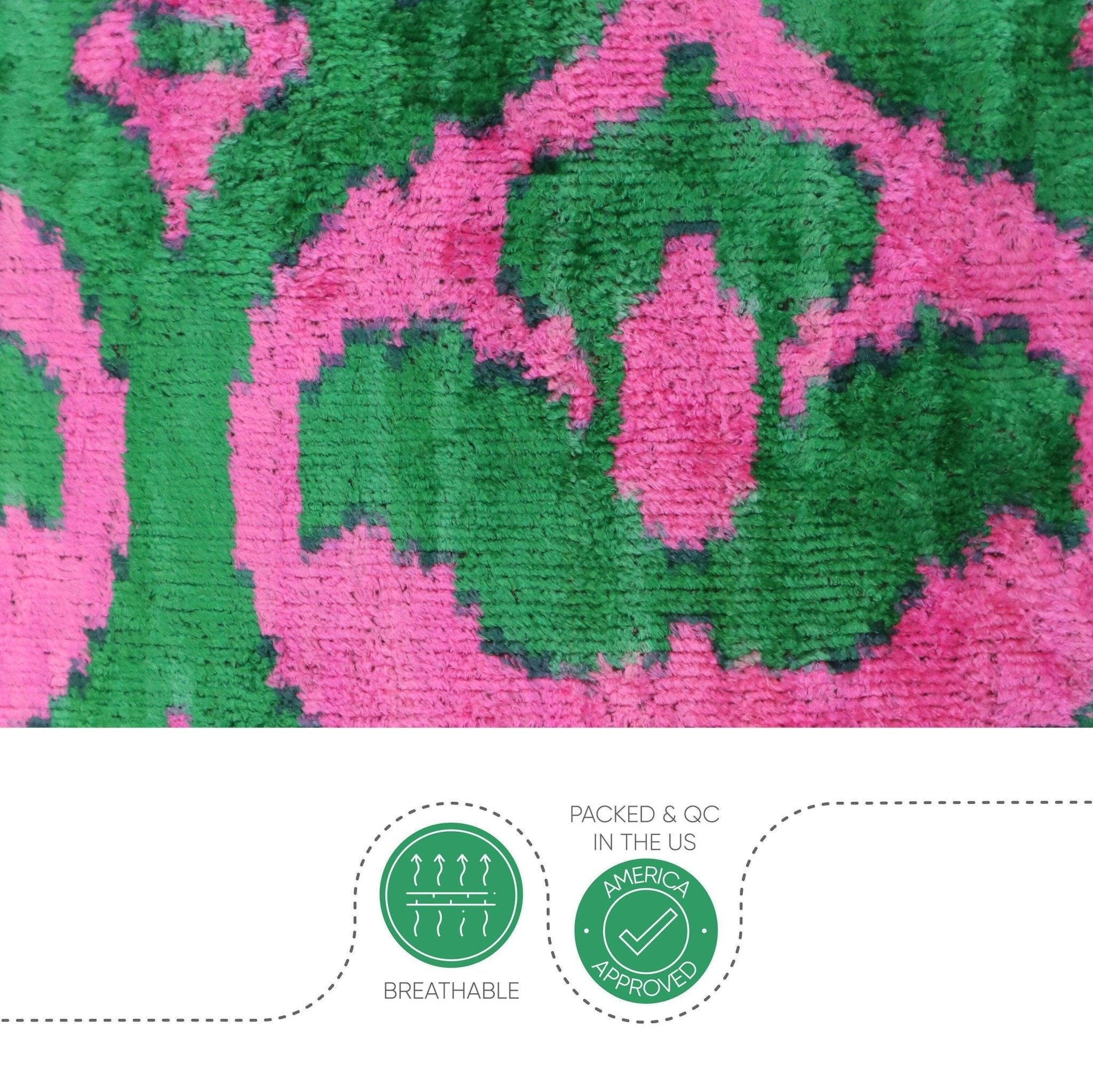 Canvello Decorative Pink Pillows For Couch - 18x18 |Set of 2|